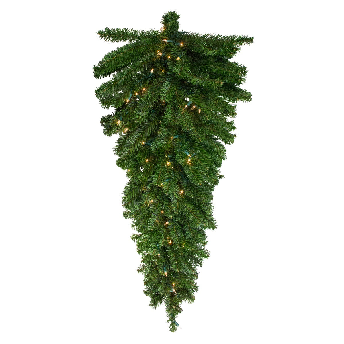  Northlight Pre-Lit Canadian Pine Artificial Christmas Teardrop Door Swag - 42