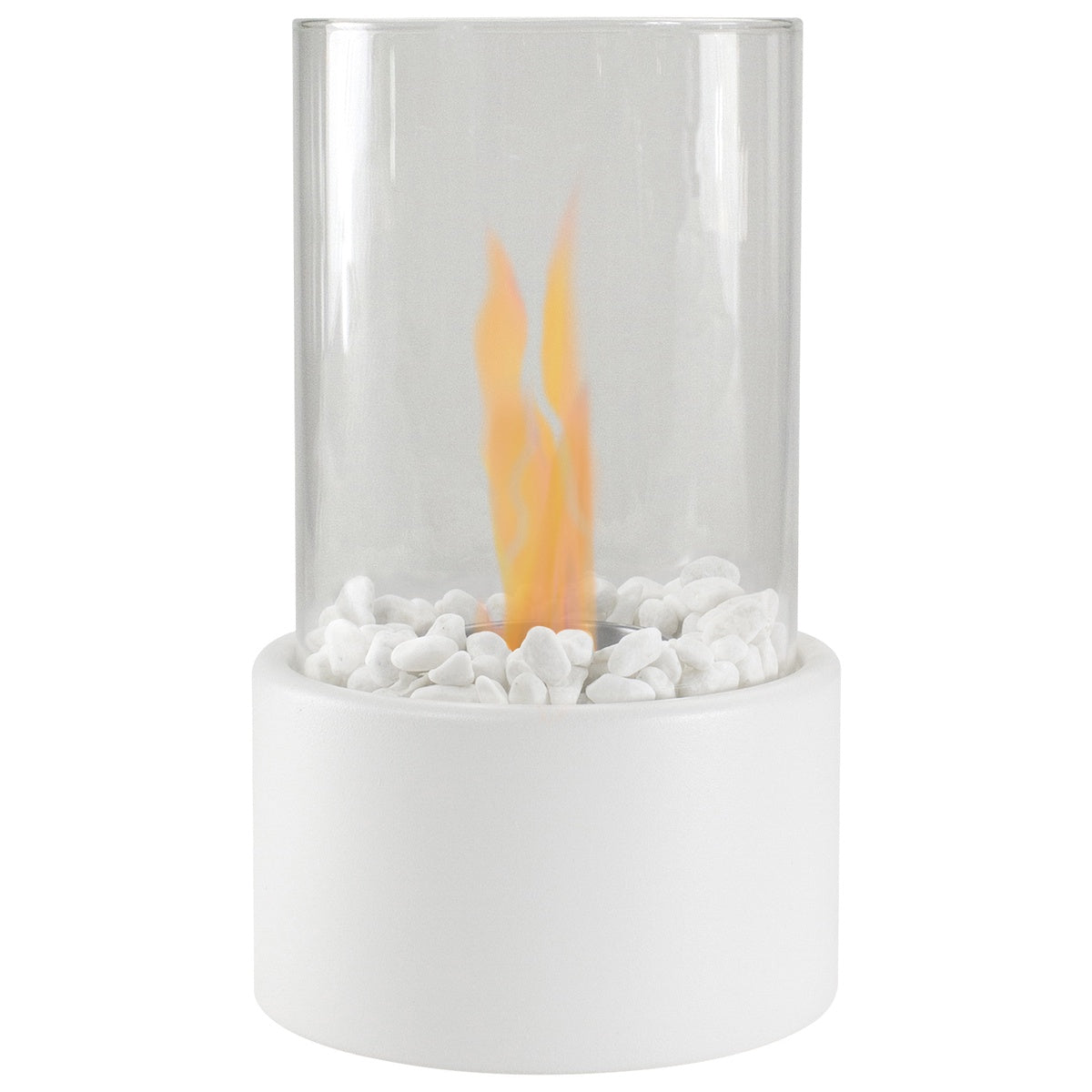  Northlight Bio Ethanol Round Portable Fireplace With Base - 10.5