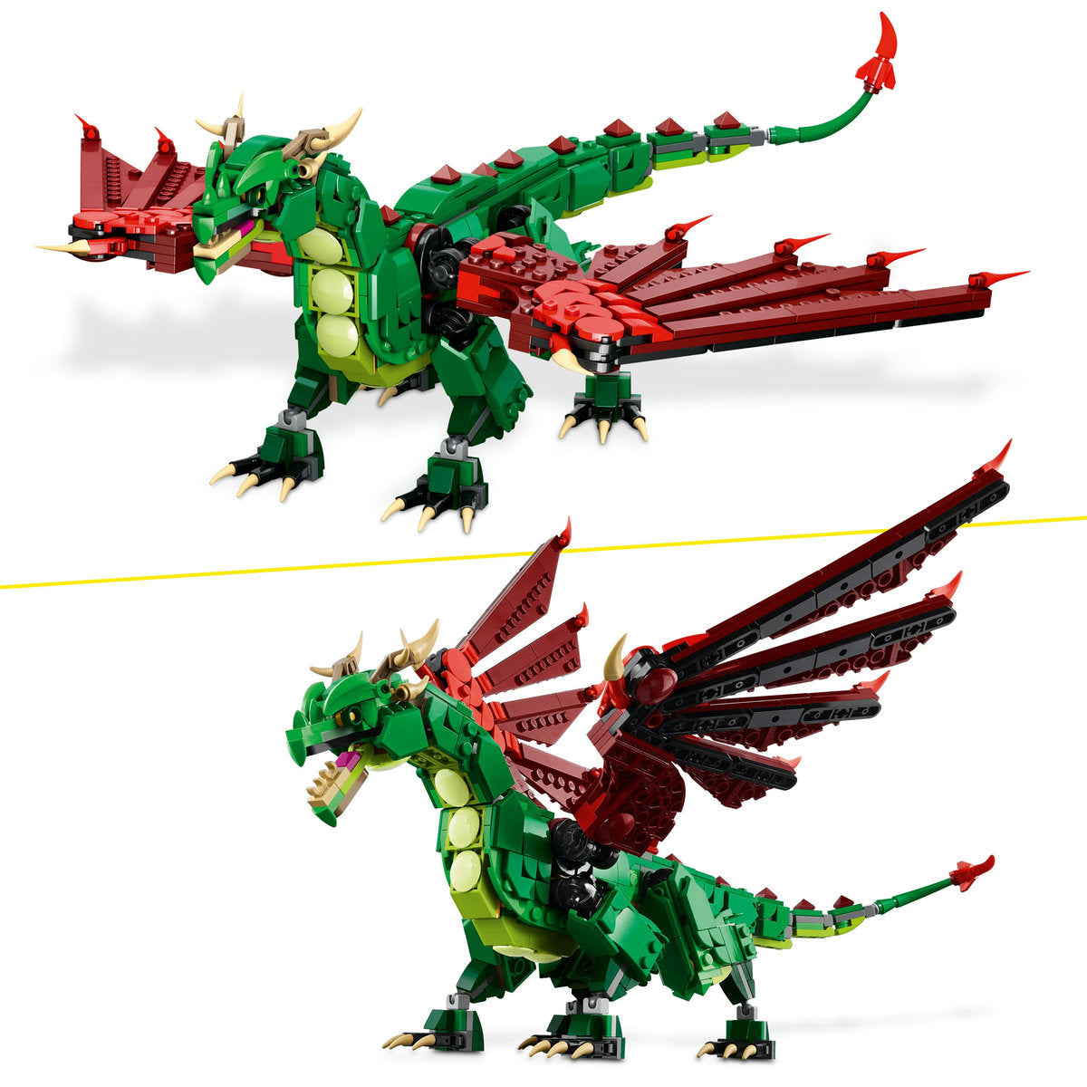  LEGO LEGO® Creator 3in1 Medieval Dragon Creature Toy Playset 31161 - LEGO Creator - Bonton