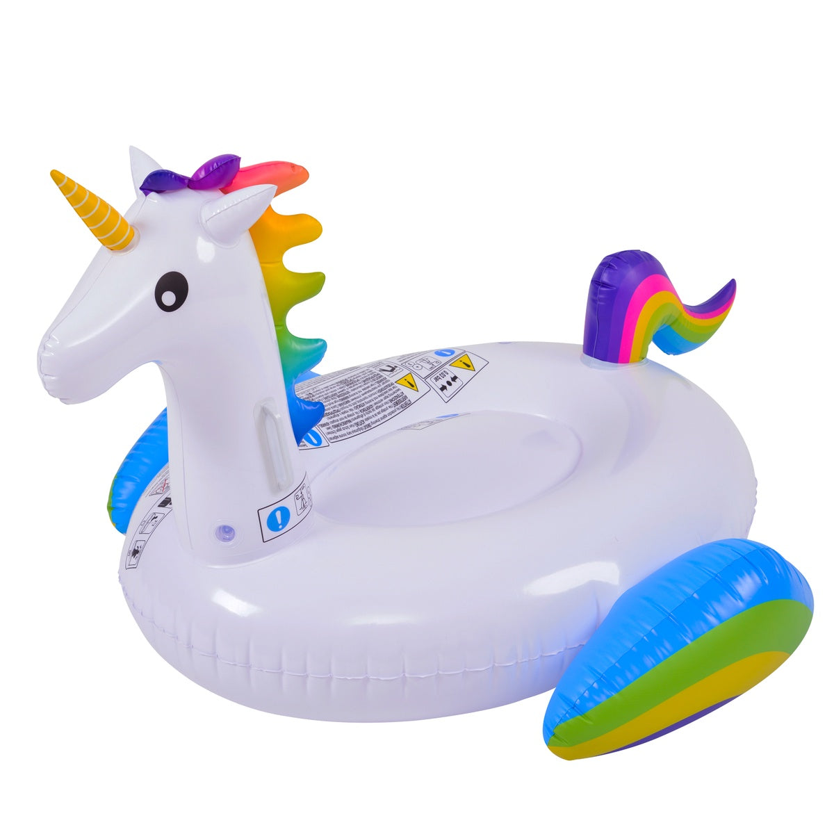  Pool Central 7' Inflatable Rainbow Unicorn Jumbo Pool Float - Default Title - Bonton