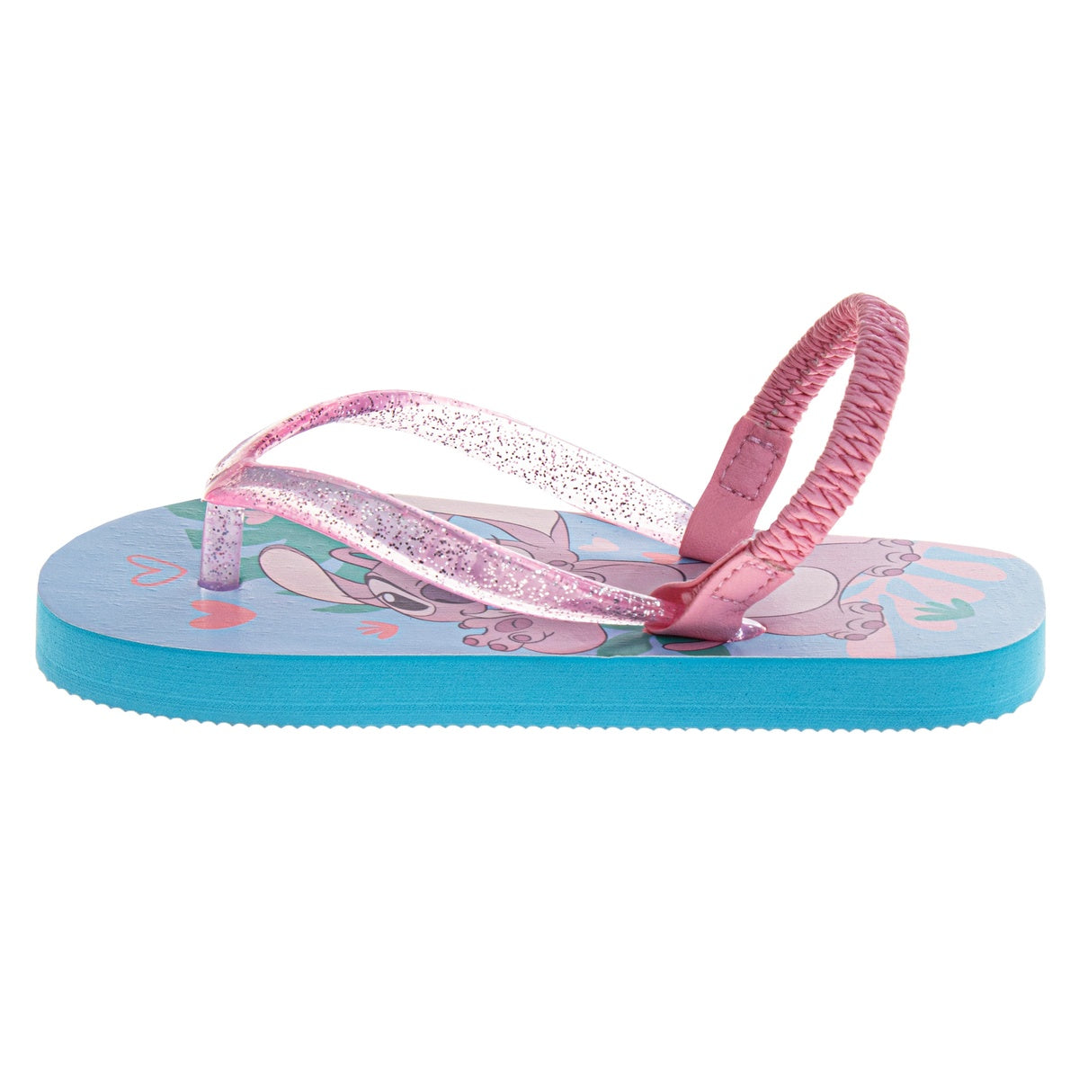  Josmo Disney Stitch and Angel Girls' Dual Sizes Flip Flops (Toddlers) - 5-6 - Bonton