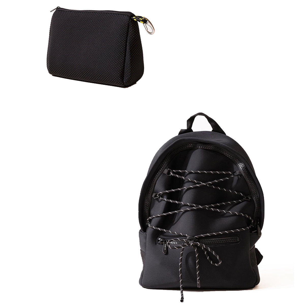  Pop Ups Brand Backpack + Pouch - Black - Default Title - Bonton