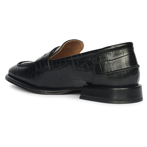 Carla Croco - Heel Loafers