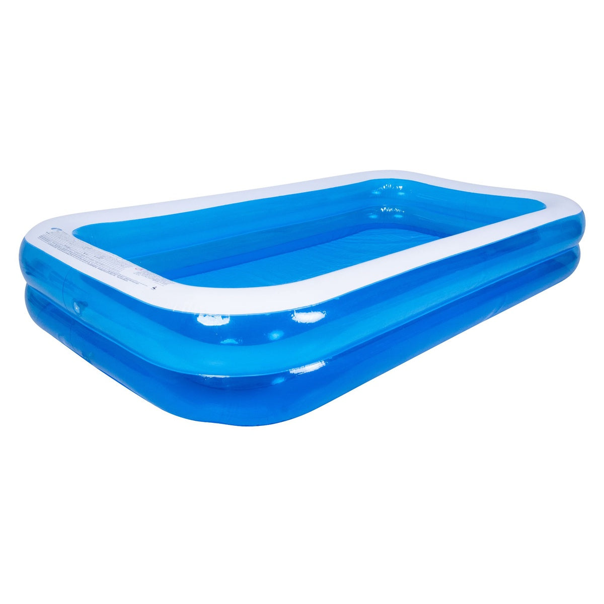  Pool Central 10' Blue and White Inflatable Rectangular Swimming Pool - Default Title - Bonton