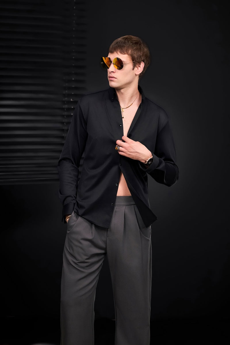  Barocco Wellington Side-Tab Trousers GREY - GREY - Bonton