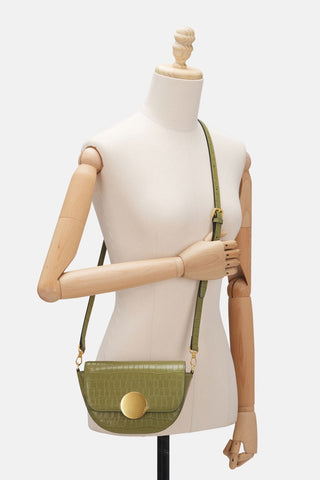 Lottie Croco Crossbody - Small Crossbody - Leaf Olive / One Size