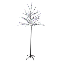 LED Lighted Artificial Cherry Blossom Tree - 6' - Color Changing Lights