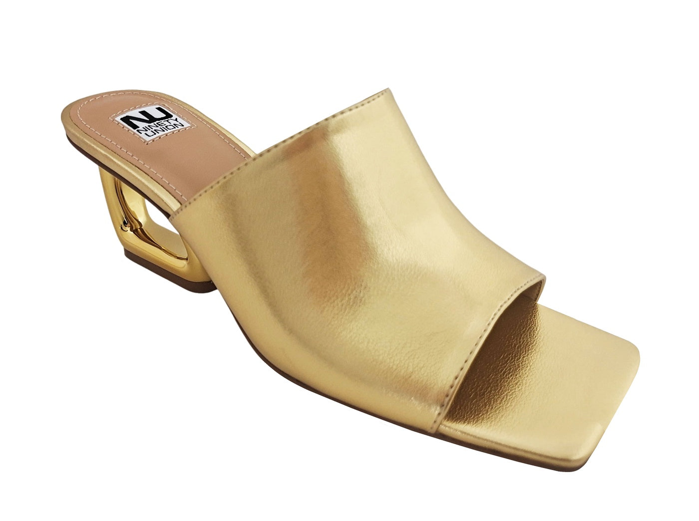  Ninety Union Florence Metal Heel Slide - Gold - Bonton