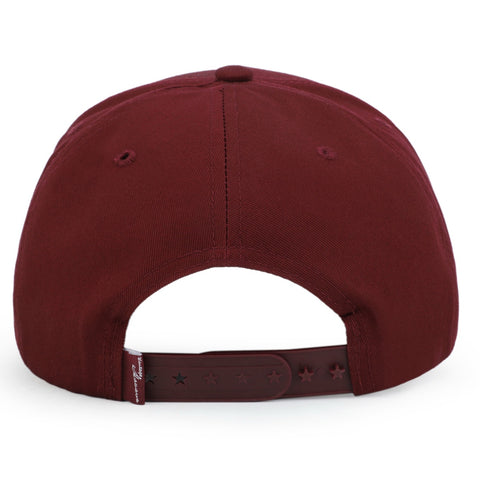 Vintage Havana Trucker Hat for Women  – Maroon Adjustable Cap – Pearl Star
