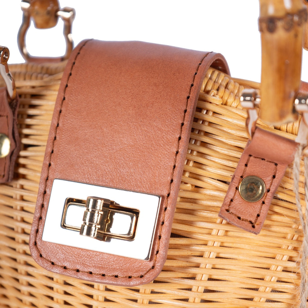  Jelavu Jelavu Maree Bamboo Women Crossbody Bag - Tan / One Size - Default Title - Bonton