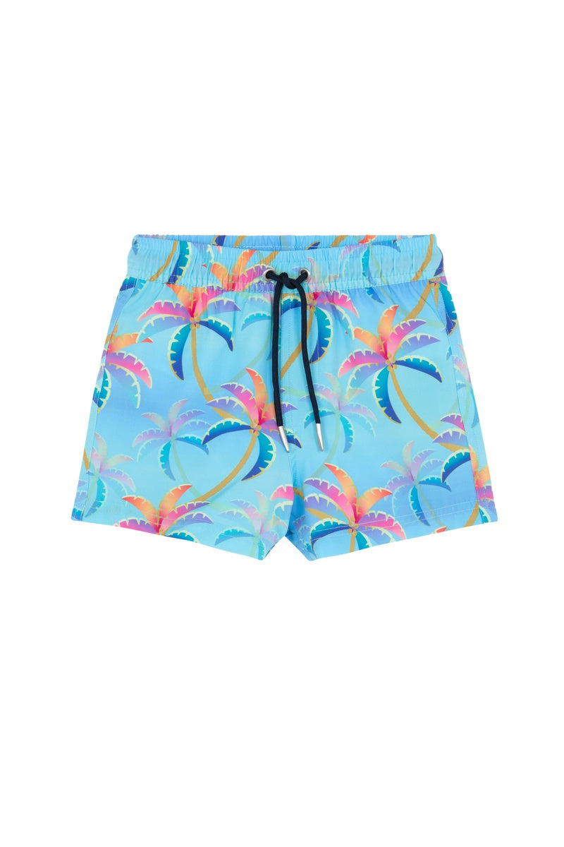  Gottex Kids Boys 2 Match Drawstring Swim Shorts-Navy/Red - Navy-Red - Bonton