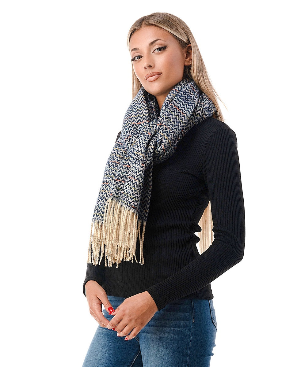  Marcus Adler The Bailey Scarf - Blue - Bonton