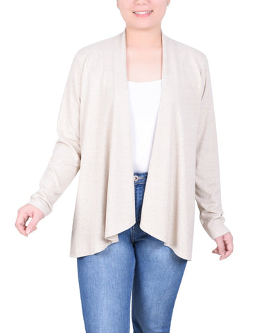 Petite Long Sleeve Swing Cardigan
