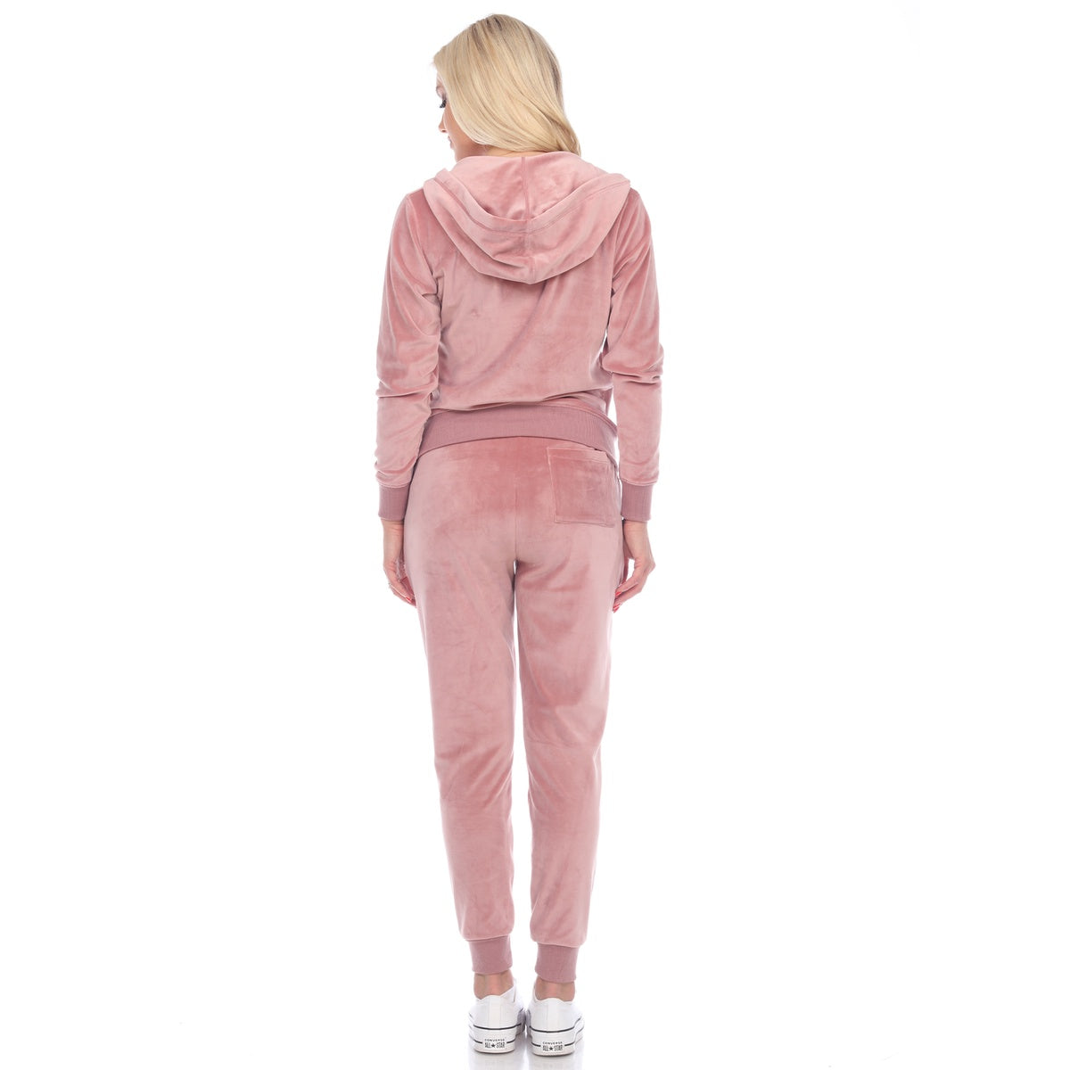  White Mark Women's 2 Piece Velour Tracksuit Set - S - Bonton