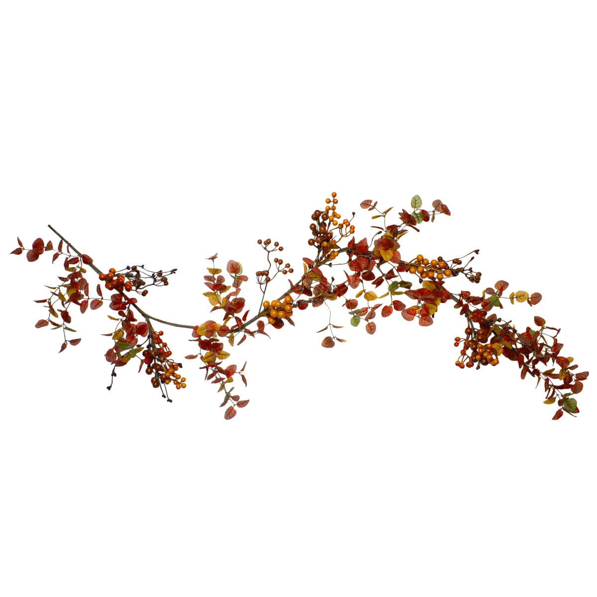  Northlight 5' Berry and Leaves Fall Harvest Artificial Garland - Unlit - Default Title - Bonton