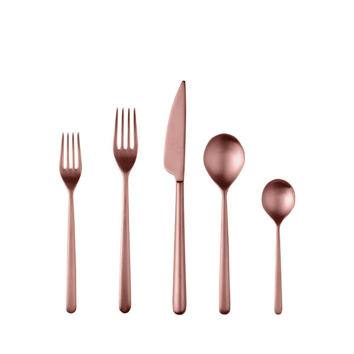  Mepra Linea Flatware Set - Ice Bronze - Bonton