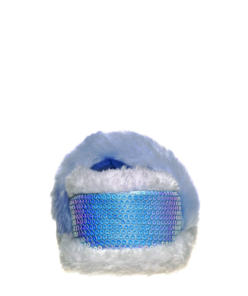  Josmo Disney Frozen Girls' Slippers - Elsa and Anna Plush Lightweight Warm Comfort Soft Aline House Shoes  Blue Purple (Sizes 5-12 Toddler) - 6-May - Bonton