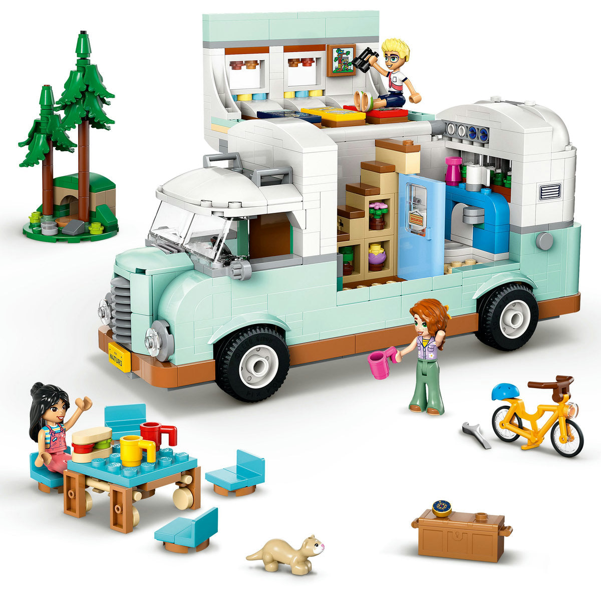  LEGO LEGO® Friends Friendship Camper Van Adventure Role-Play Building Set 42663 - LEGO Friends - Bonton