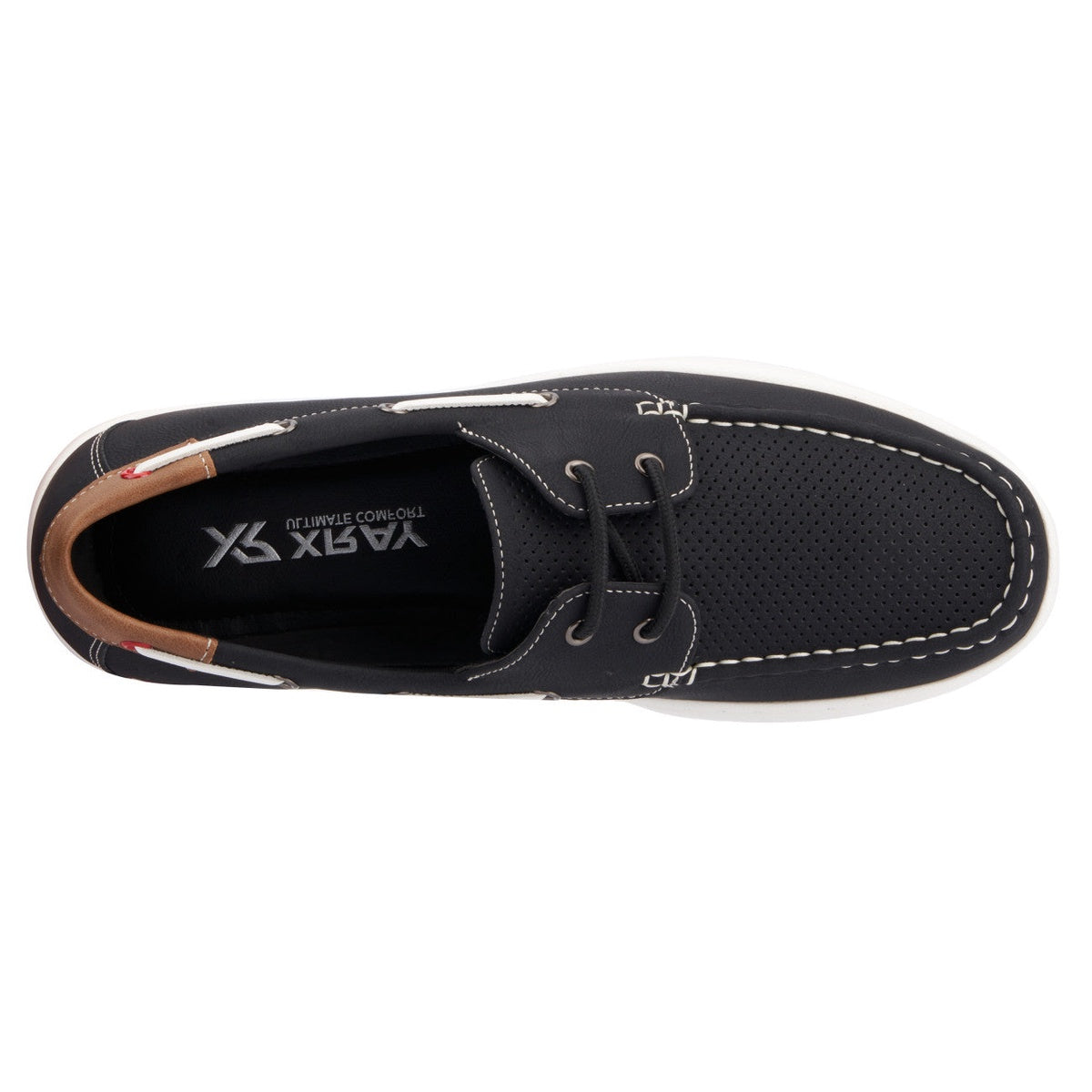  Xray Footwear Xray Footwear Men's Trent Dress Casual Boat Shoes - BLACK - Bonton