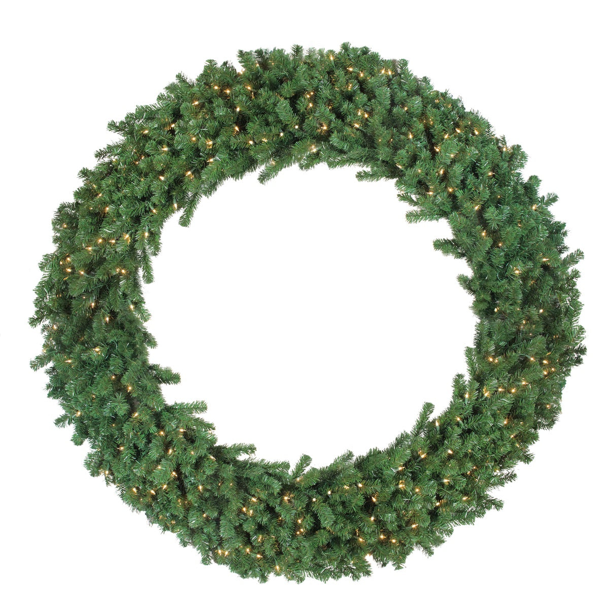  Northlight Pre-Lit Deluxe Windsor Pine Artificial Christmas Wreath - 72