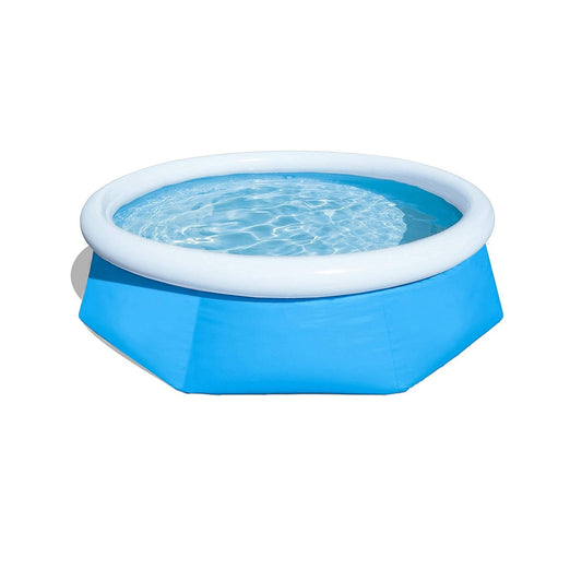 10ft Round Inflatable Easy Set Kids Swimming Pool With Filter Pump