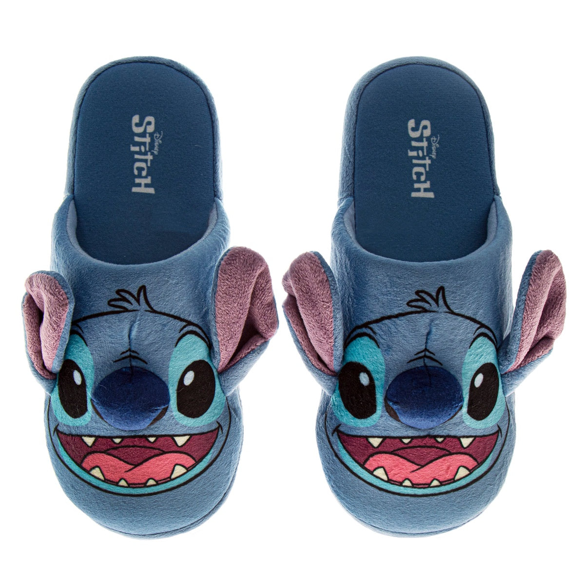  Josmo Disney Lilo and Stitch Slippers for Girls - Stitch Plush Warm Soft Aline Comfy Lightweight House Shoes - 6-May - Bonton