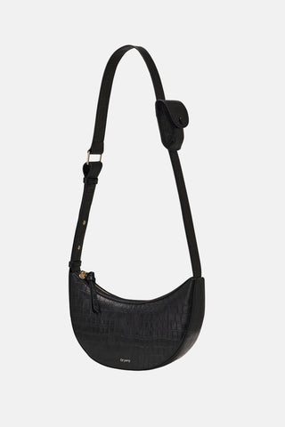Oryany - Rookie Croco Crossbody Medium Handbags - Black / One Size