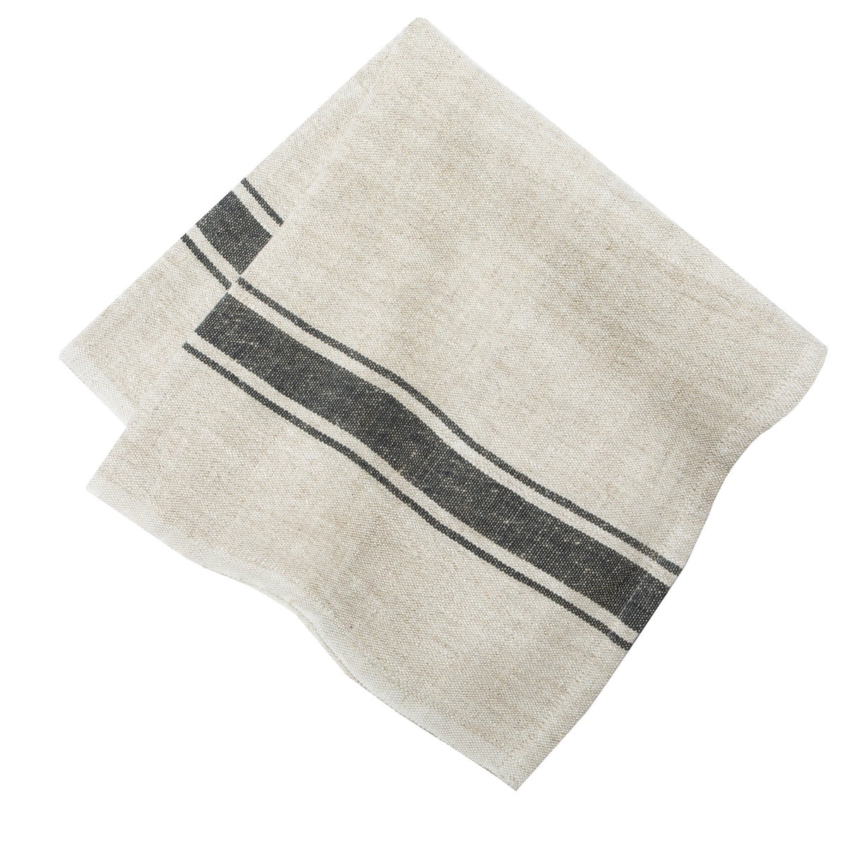  Caravan Marseille - Napkins 20x20 - Set of 4 - Olive Green & Natural - Bonton