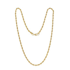 Twist Rope Chain 4mm Necklace