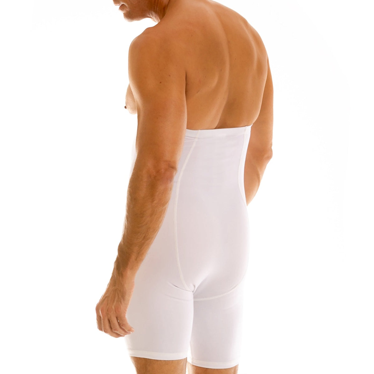  InstantFigure Insta Slim Compression Hi-Waist Undershorts Boxer Brief MS20031 - Black - Bonton