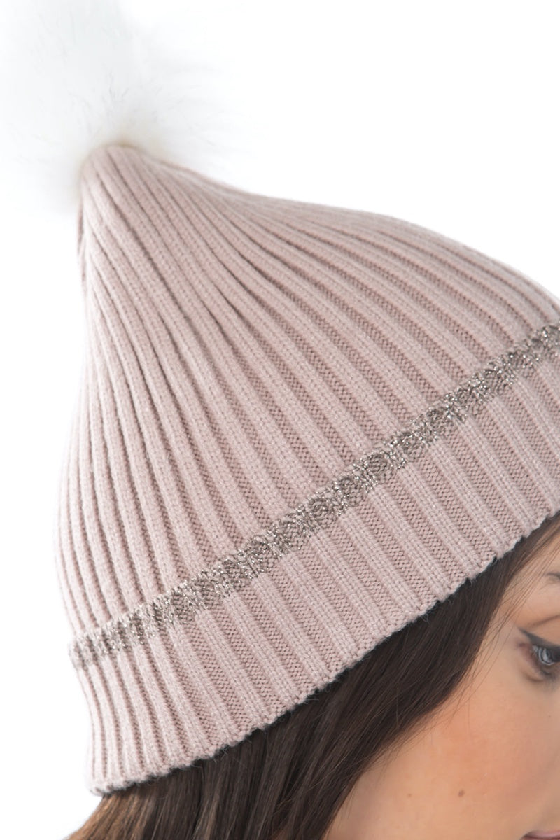  Marcus Adler The Caroline Beanie - Mauve - Bonton