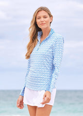 Seaside 1/4 Zip Sport Top