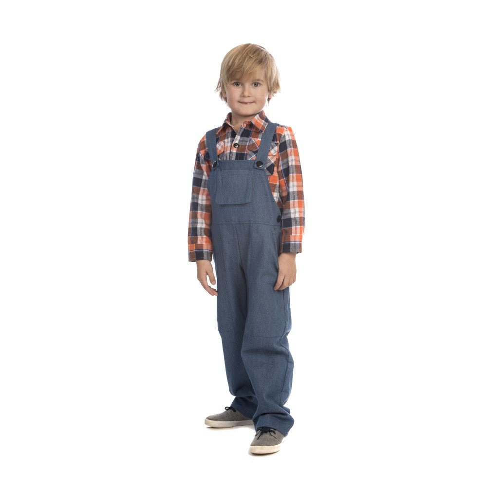  Dress Up America Farmer Costume - Kids by Dress Up America - Large (12-14) - Bonton