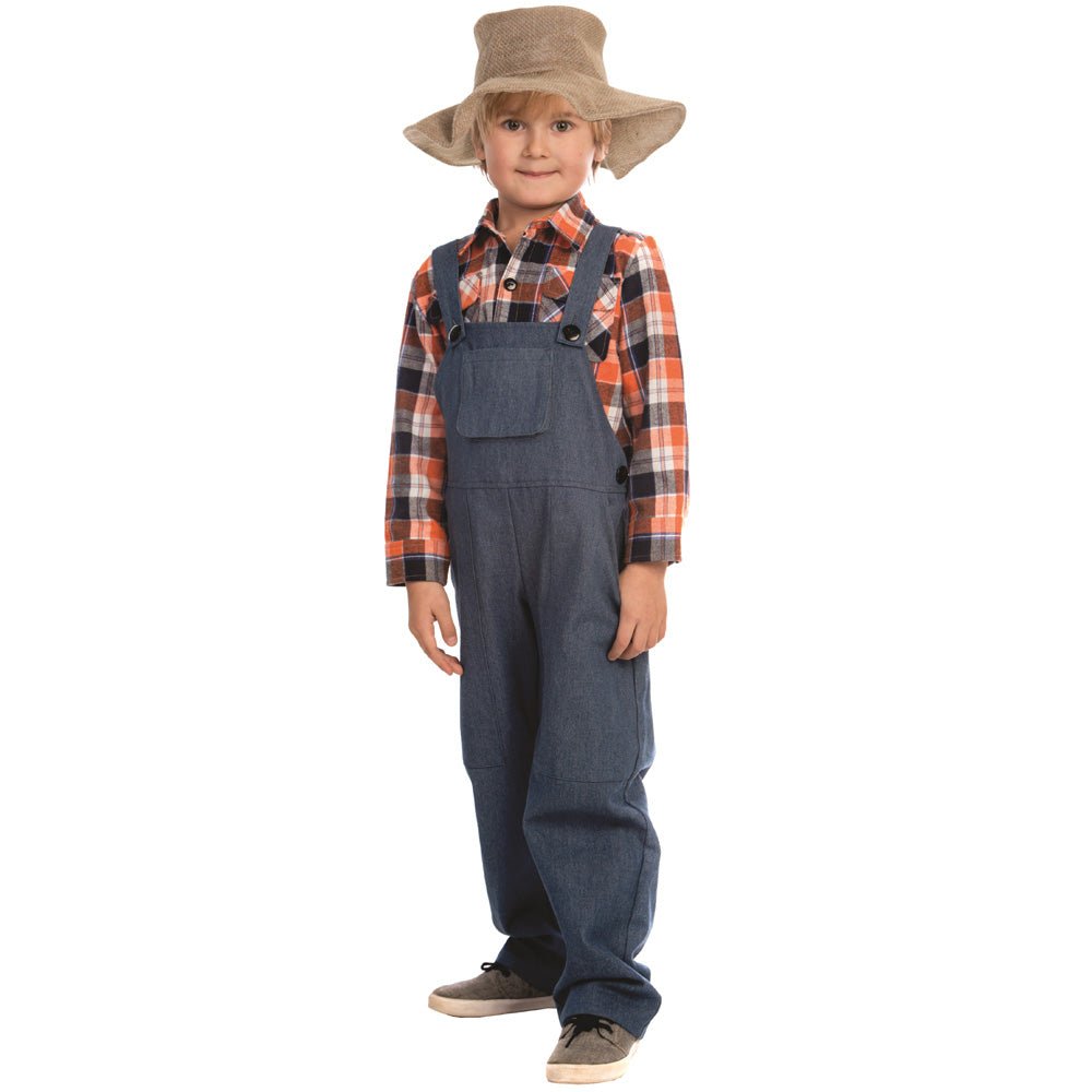  Dress Up America Farmer Costume - Kids by Dress Up America - Large (12-14) - Bonton