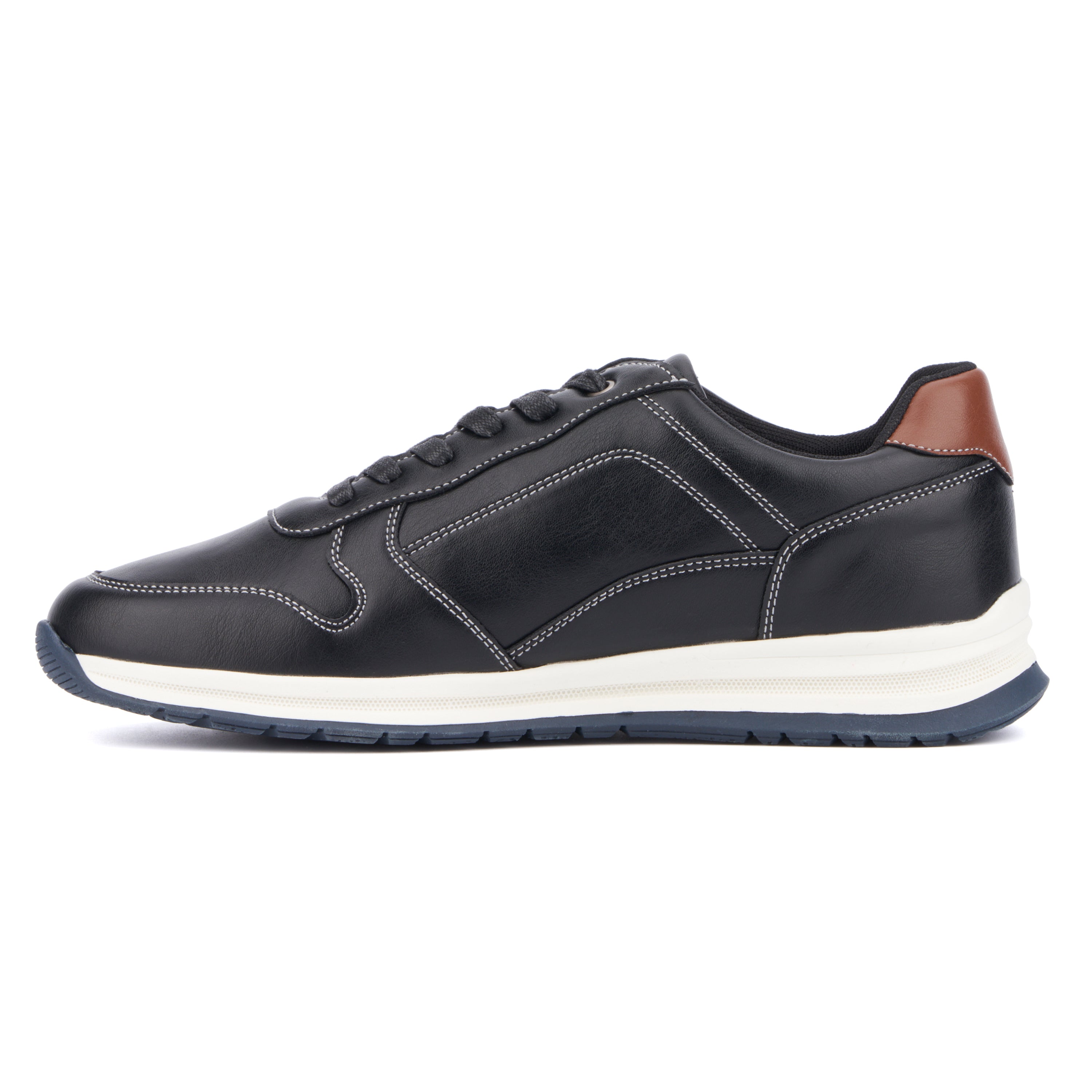  New York & Company Men's Haskel Low Top Sneakers - Black - Bonton