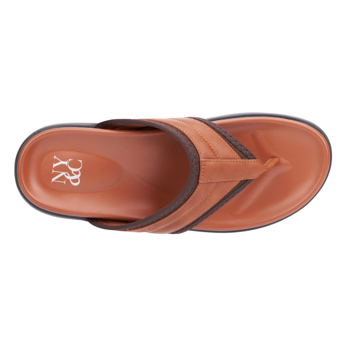  New York & Company New York & Company Men's Maxx Flip-Flop Sandals - COGNAC - Bonton