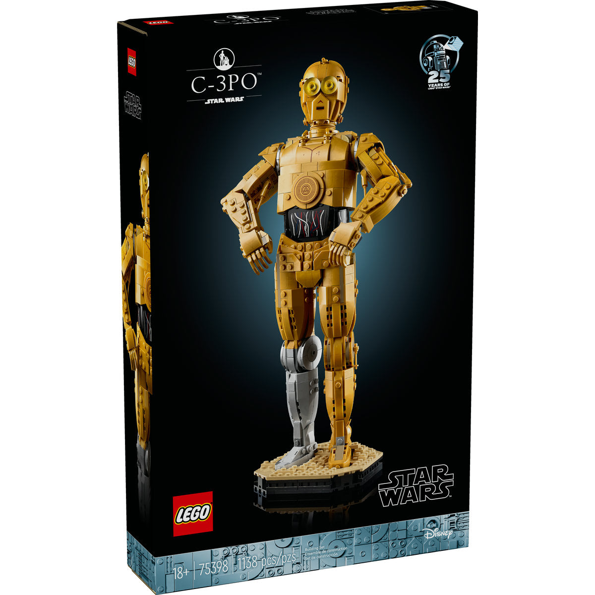  LEGO LEGO® Star Wars™ C-3PO™ Buildable Droid Figure 75398 - Star Wars - Bonton