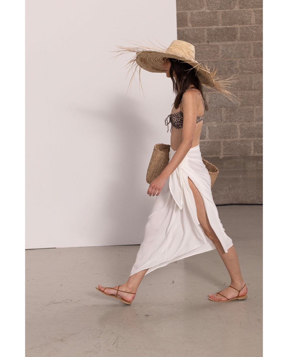  Gottex Beach Life Classic Pareo Cover-Up - White - White - Bonton