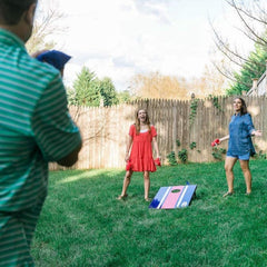 Premium Portable Cornhole Game Set - All-Inclusive With Bean Bags, Easy Setup