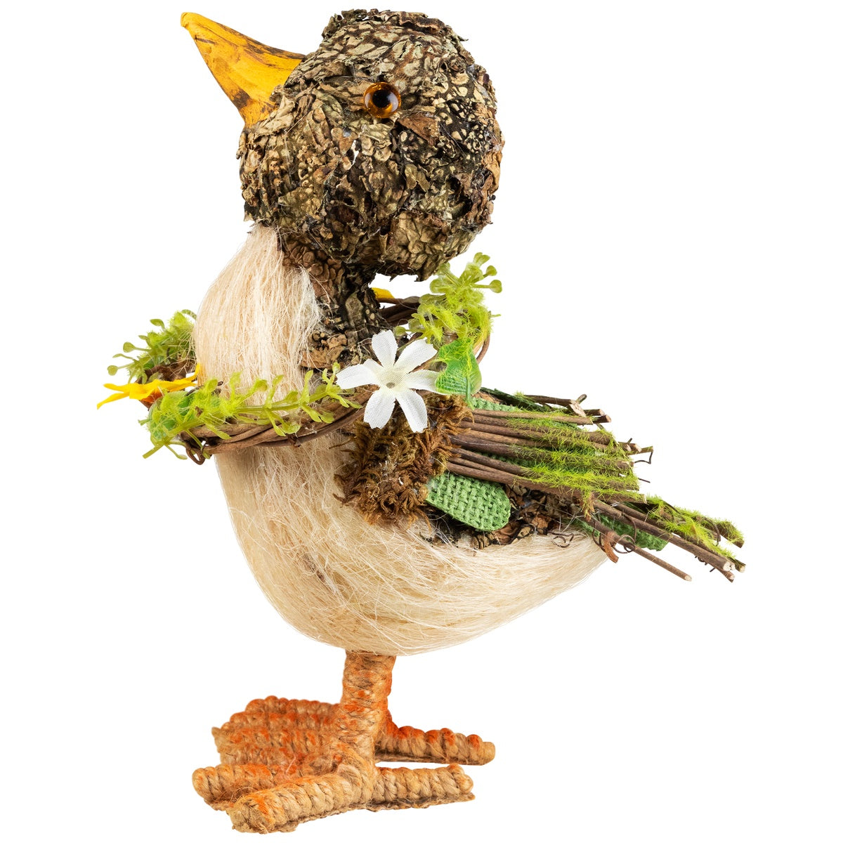  Northlight Standing Mixed Foliage Spring Duck Figurine - 8