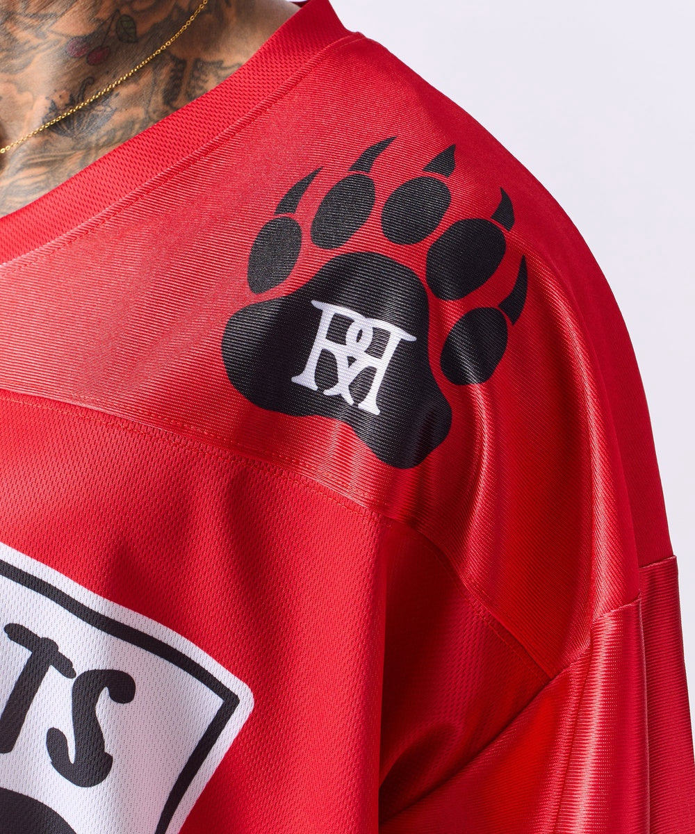 Reason Clothing Football Jersey - Red - RED - Bonton