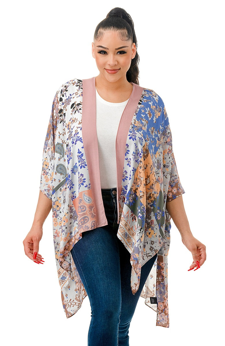  Marcus Adler The Jordan Kimono - BLUE - Bonton