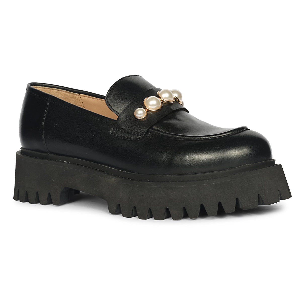  Saint G Fearl - Heeled Mule - Black - Bonton