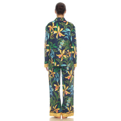 Women's Two Piece Wildflower Print Pajama Set