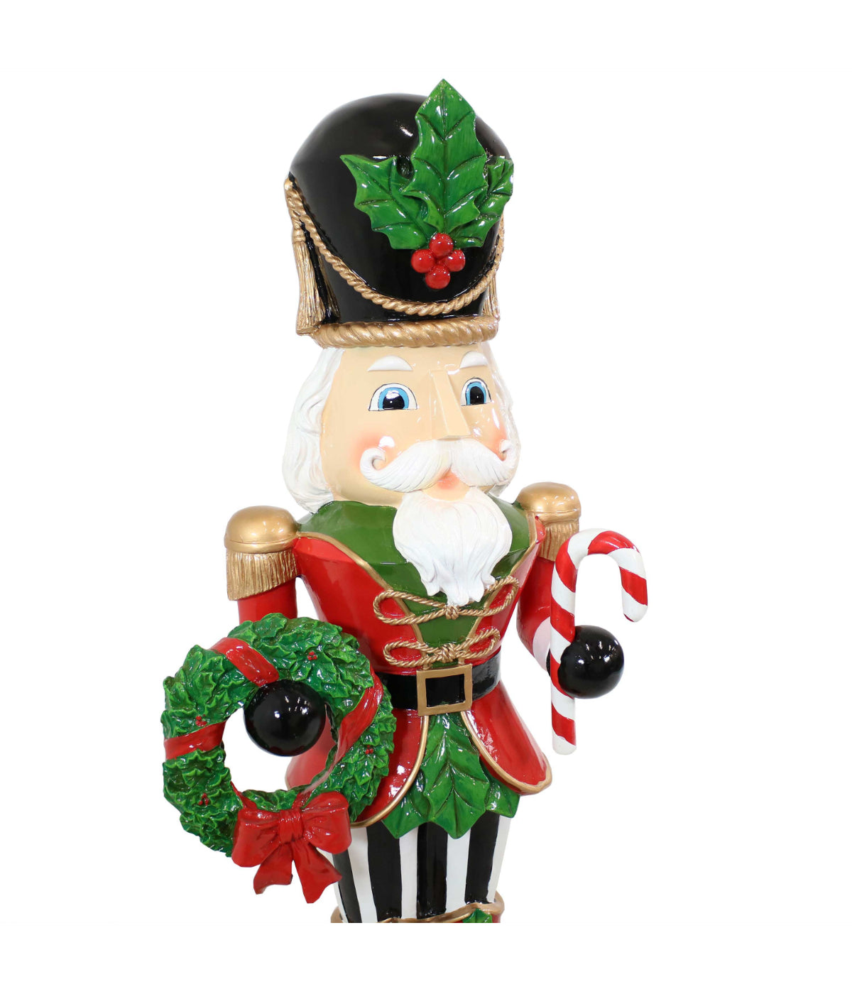  Sunnydaze Decor Karl the Christmas Nutcracker Statue - Red - Bonton