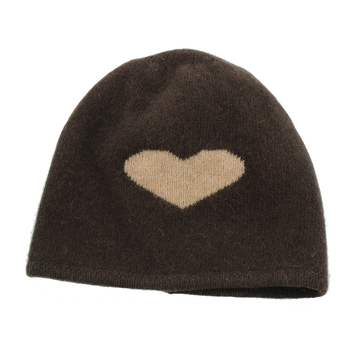  Portolano COLOR BLOCK HAT WITH HEART - DAMSON/WISTERIA - Bonton