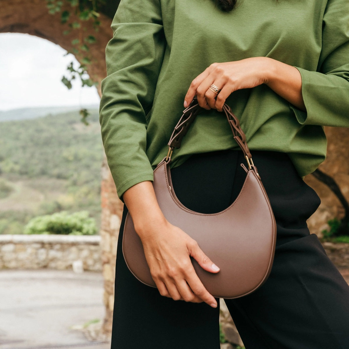  Jurgi D Bag - Brown Leather - Brown - Bonton