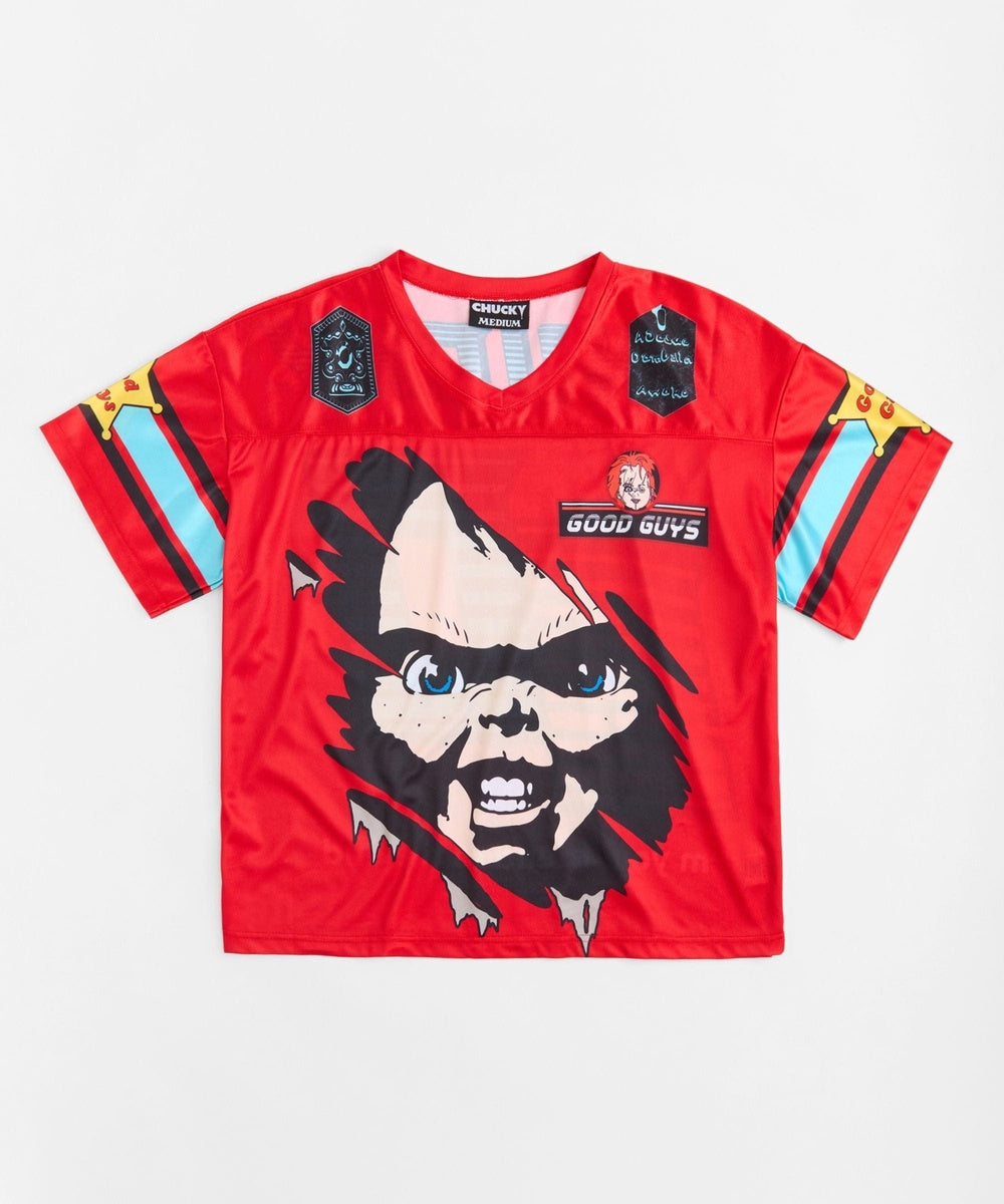  Reason Clothing Chucky Football Jersey - Red - RED - Bonton