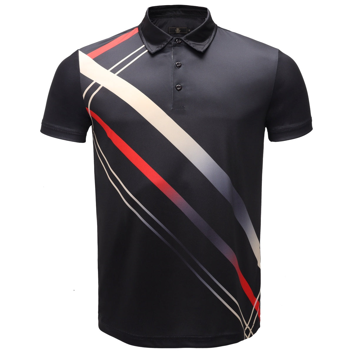  Barocco CHIC FLEX Polo Shirt BLACK - BLACK - Bonton