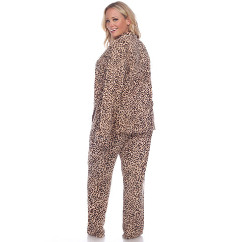 Plus Size Long Sleeve Pajama Set